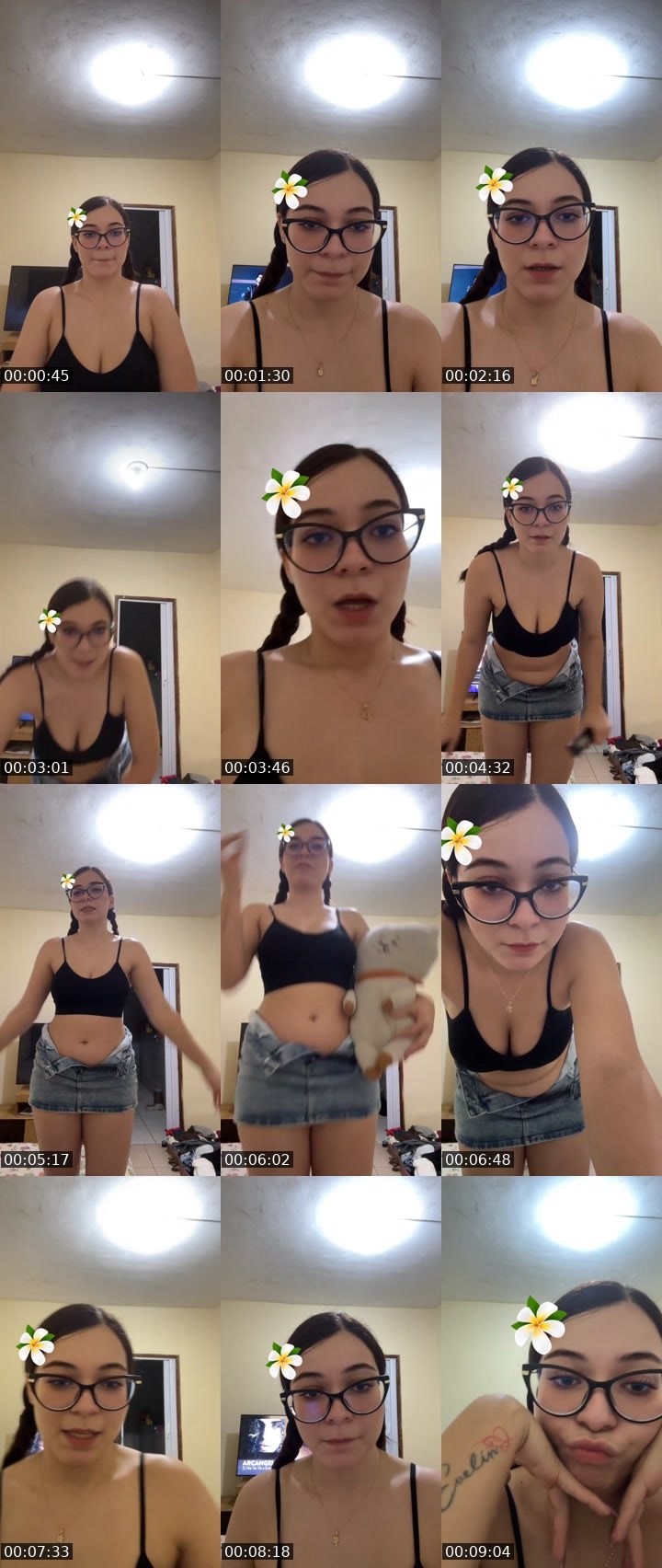 Contact-sheet preview of ☁️Violeta🧡's Liveme recording