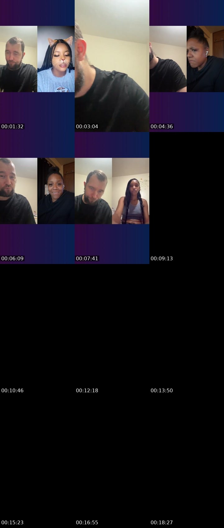 Contact-sheet preview of A noodle doodle's Liveme recording