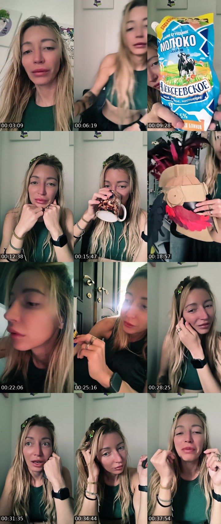 Contact-sheet preview of 😉Kate 🤍℄'s Liveme recording