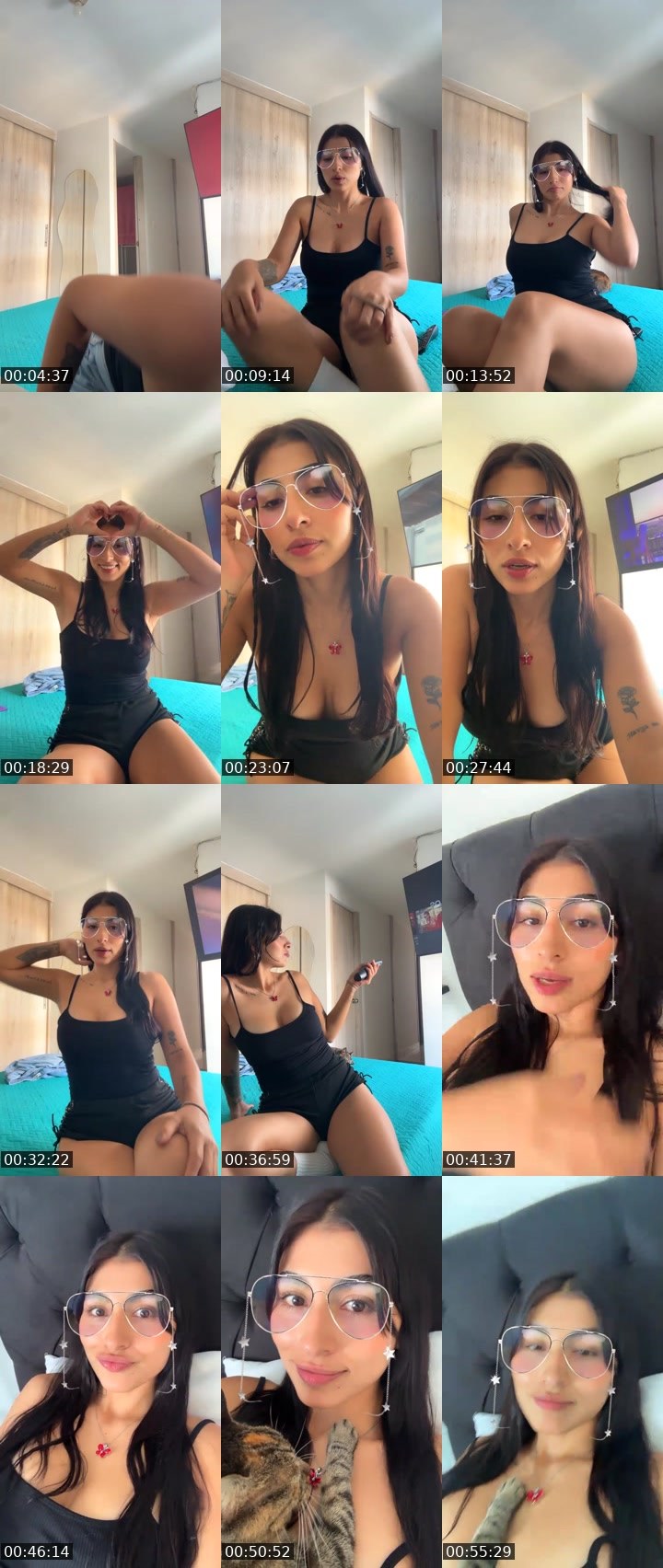 Contact-sheet preview of 🦋💗Âriaanä🧚‍♀️🌸's Liveme recording