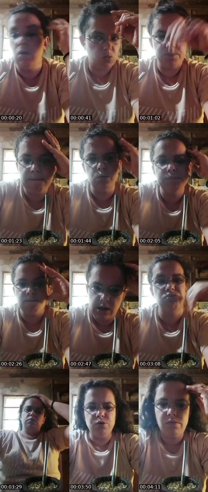 Contact-sheet preview of suspiro's Liveme recording
