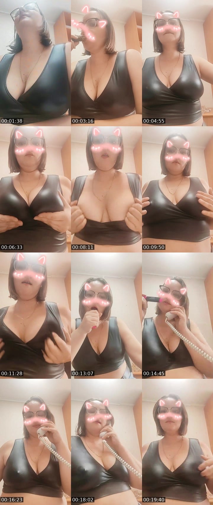 Contact-sheet preview of 🖤 HollyWay🖤's Liveme recording