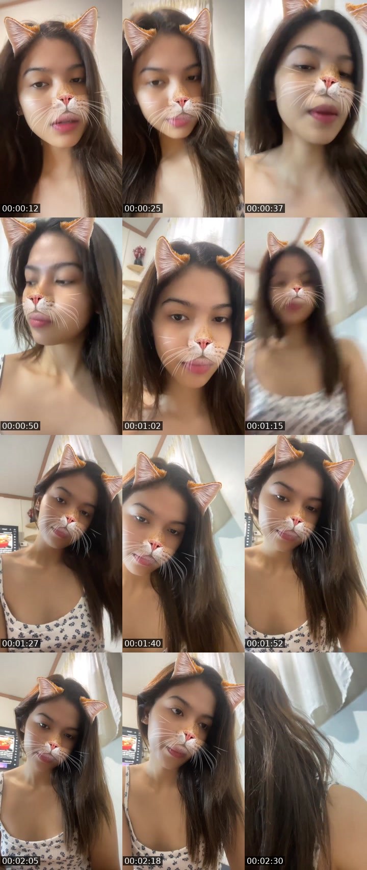 Contact-sheet preview of ᵗⁱⁿʸᵃˡˡⁱᵉ's Liveme recording