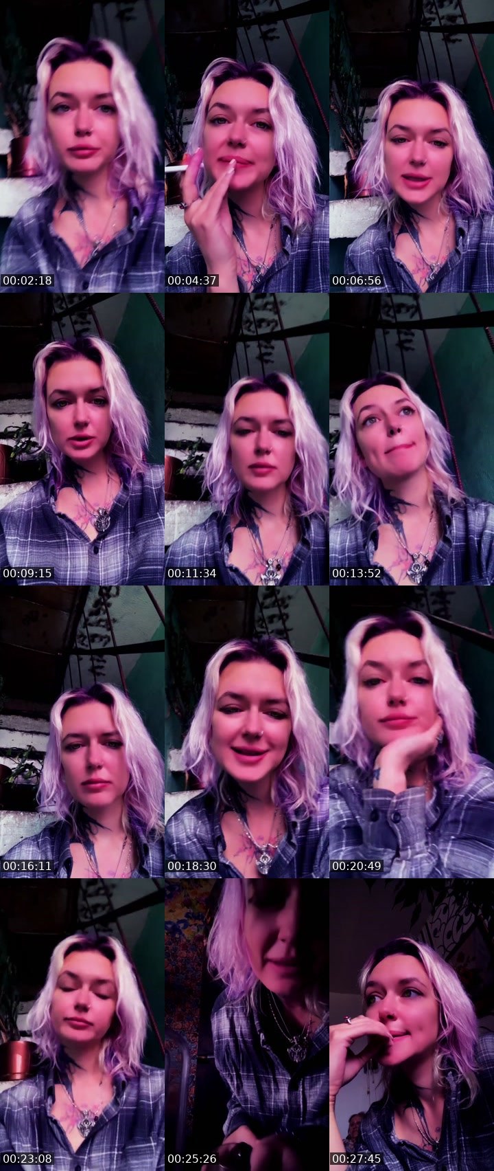 Contact-sheet preview of ✰⁷𝔐𝔢𝔰𝔞𝔏𝔦𝔫𝔞𖤐's Liveme recording
