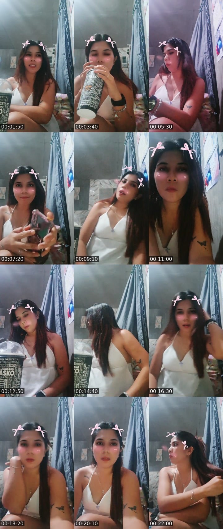 Contact-sheet preview of 🫅Aikha🧜‍♀️'s Liveme recording