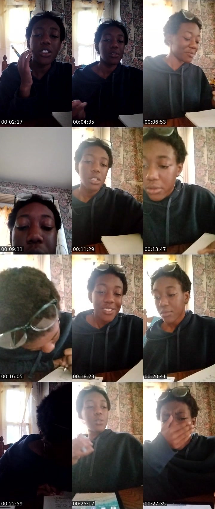 Cover for Smoking & vibing to music+writing letter