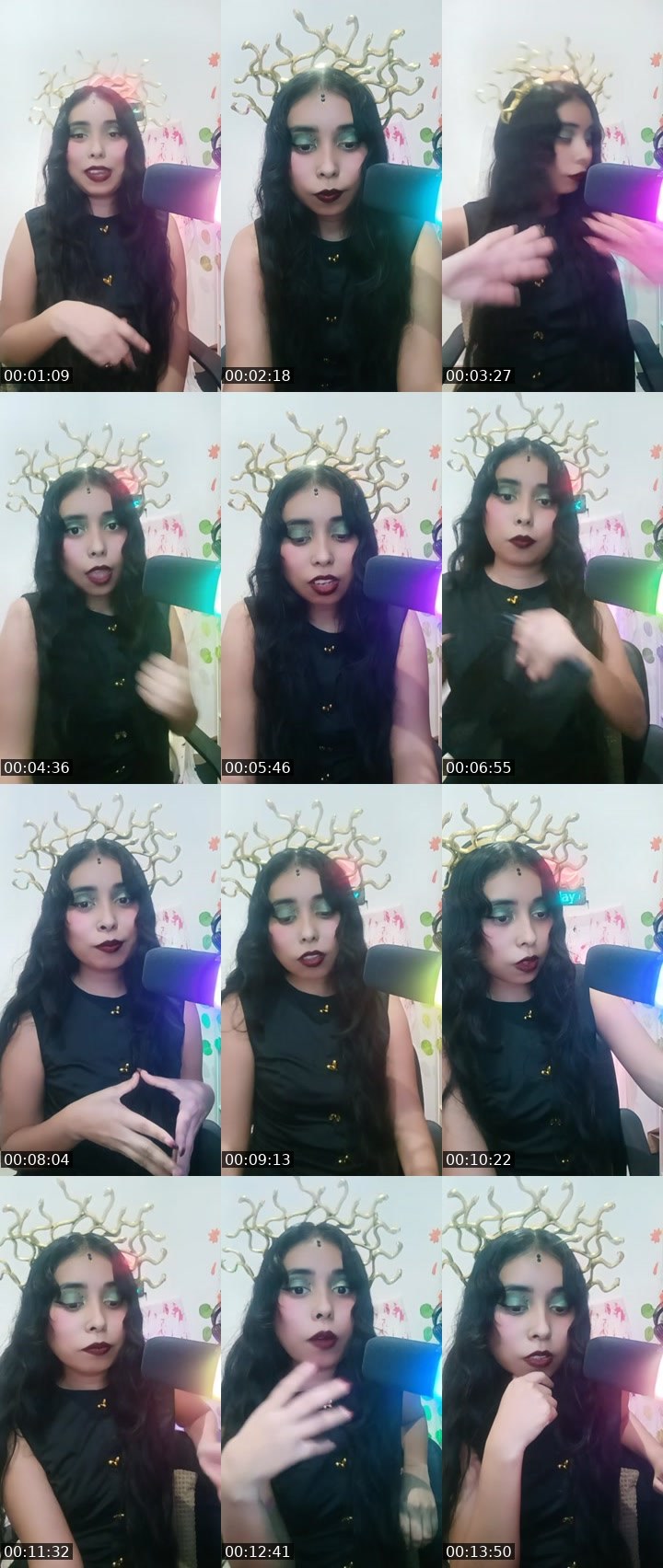 Contact-sheet preview of Aꪶⅈꫀ7k♔☘'s Liveme recording