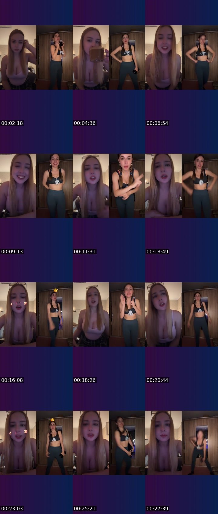 Contact-sheet preview of 🌿Lia Pixie🧝🏻‍♀️'s Liveme recording