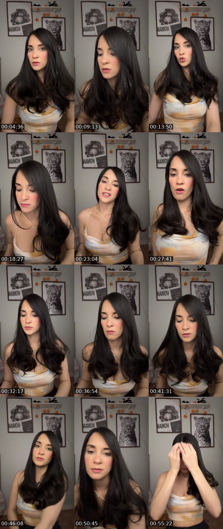 Contact-sheet preview of 🫧🐆Mandy 🧸✨'s Liveme recording