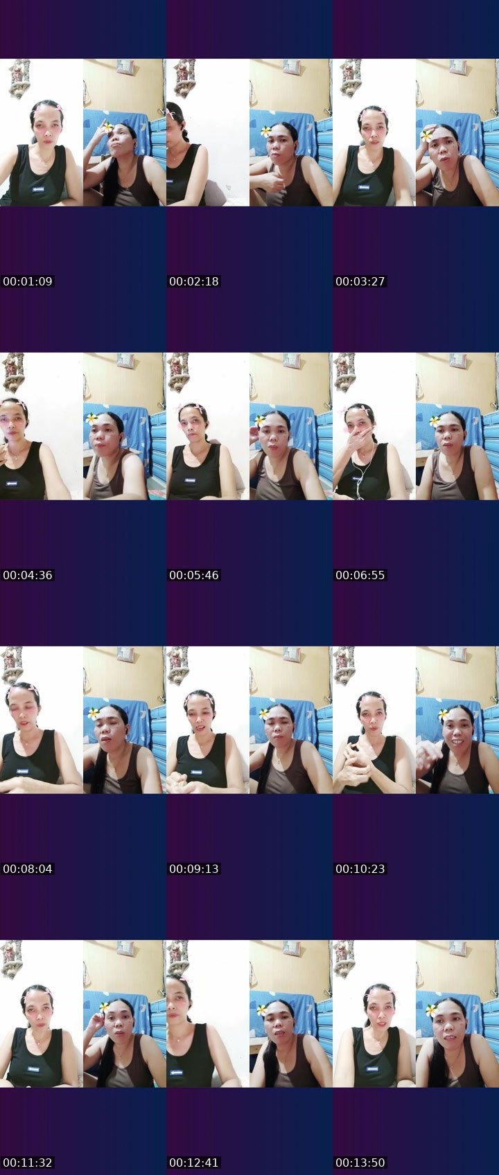 Contact-sheet preview of 🥀Mesheret🥀's Liveme recording