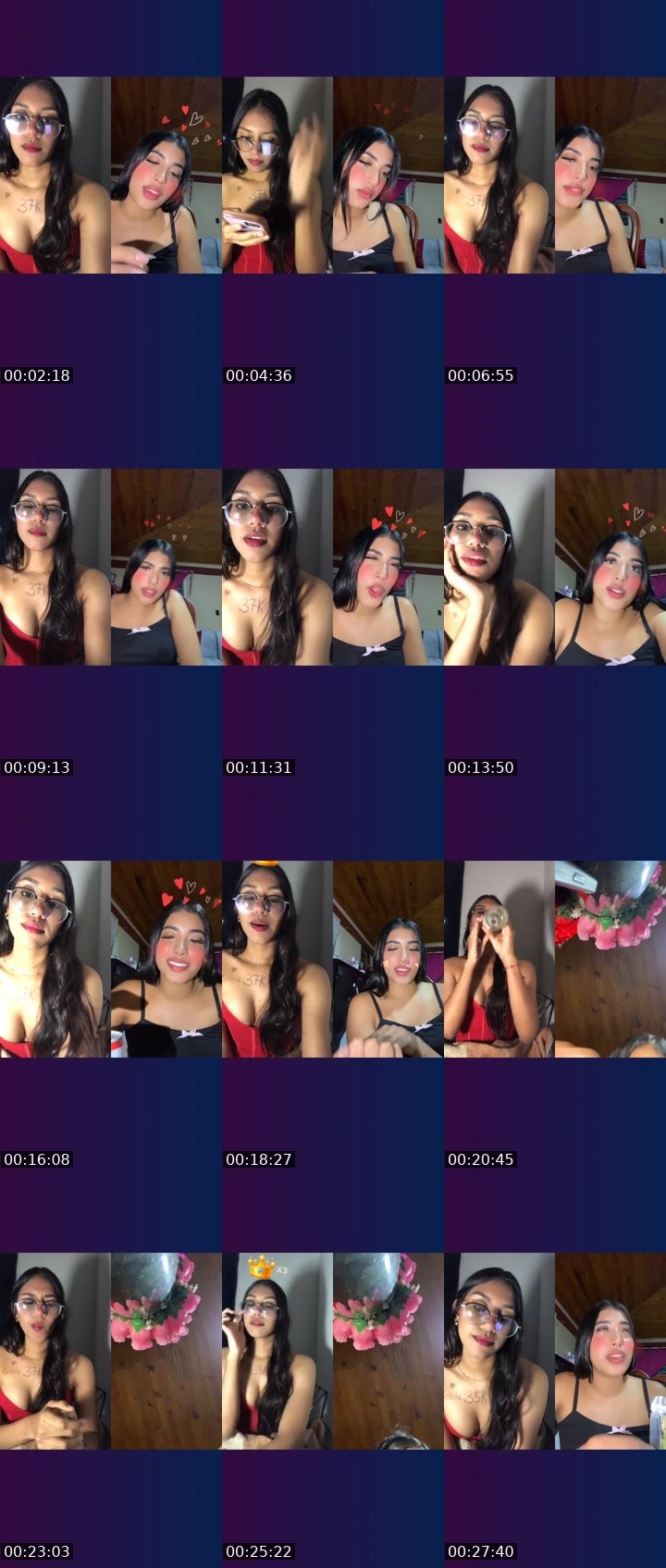 Contact-sheet preview of 𝓕𝓪𝓲𝓻𝔂🧚🏽‍♀️'s Liveme recording