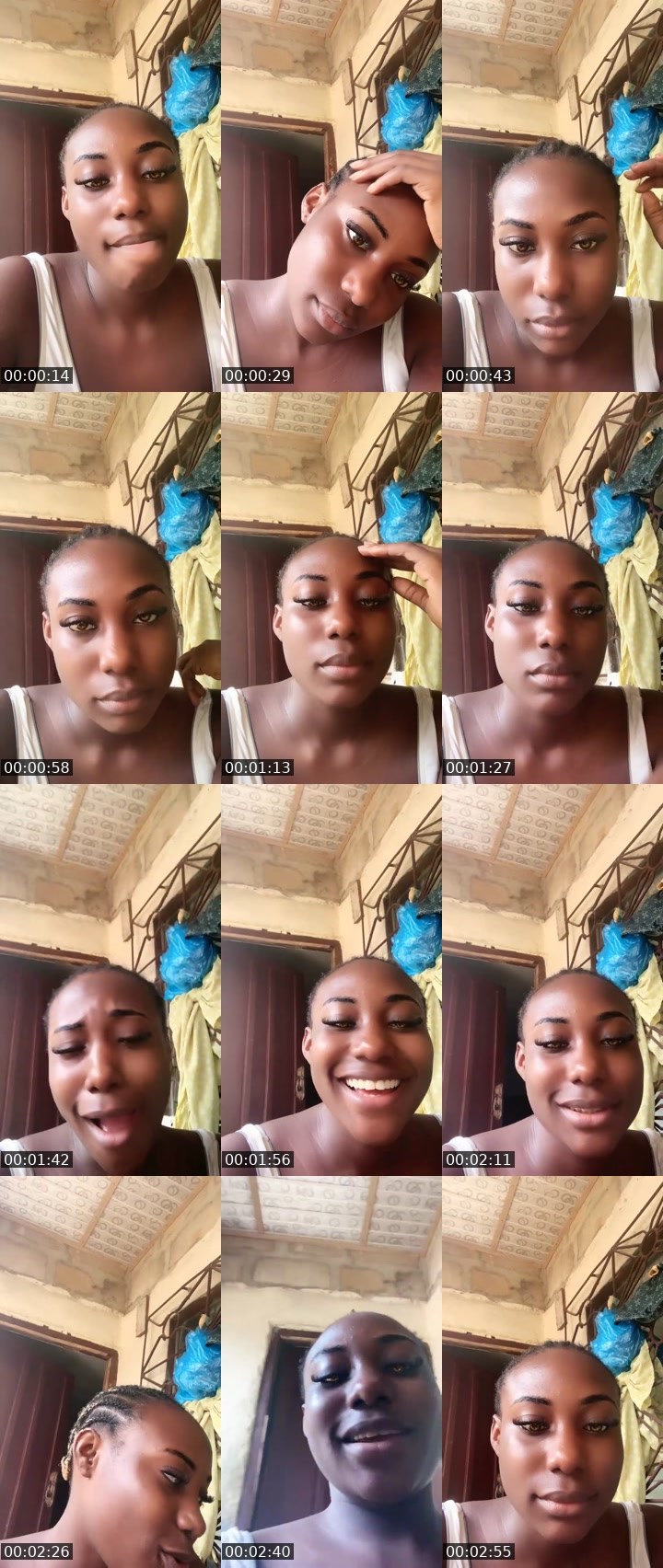 Contact-sheet preview of 🦉⃤ queen 🥹❤️Ž⃤Ť⃤'s Liveme recording