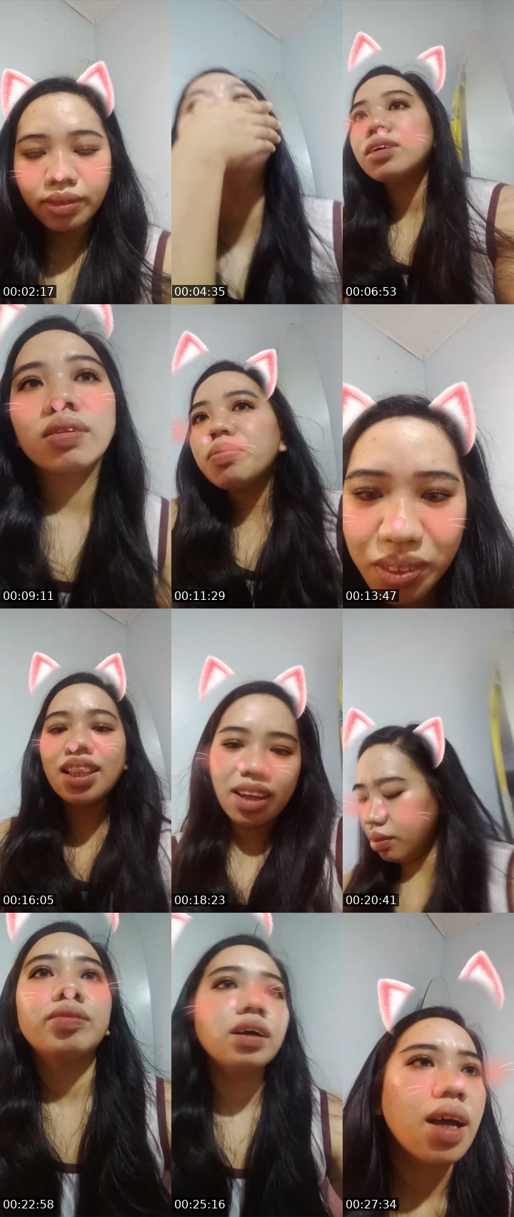 Contact-sheet preview of rose jn's Liveme recording