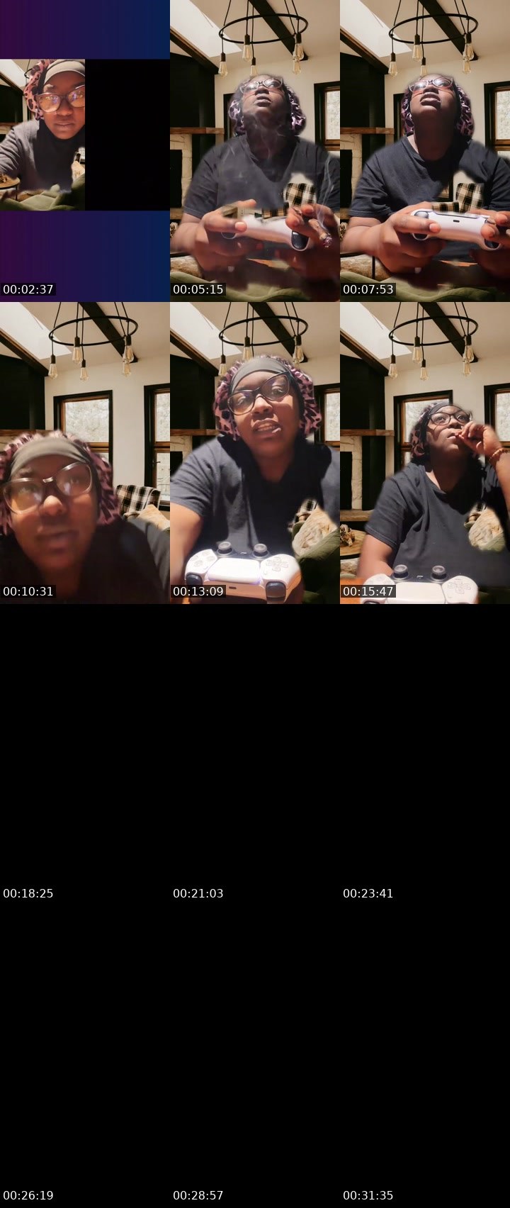 Contact-sheet preview of Mrysjah Harris's Liveme recording