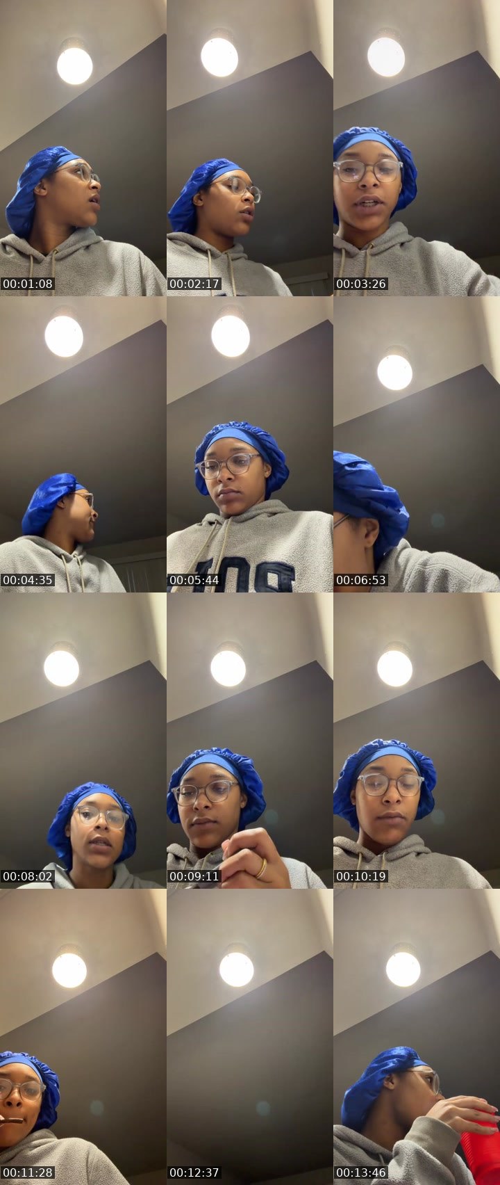 Contact-sheet preview of Cutie Pop's Liveme recording