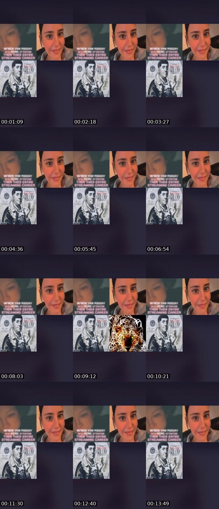 Contact-sheet preview of 🚀ωιℓ∂.вєнανισя🎁🌐's Liveme recording