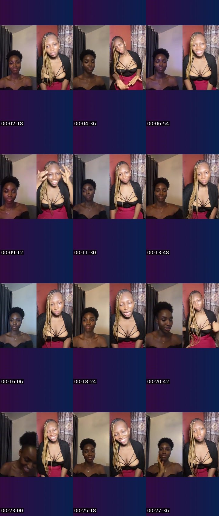 Contact-sheet preview of Ava🕊️'s Liveme recording