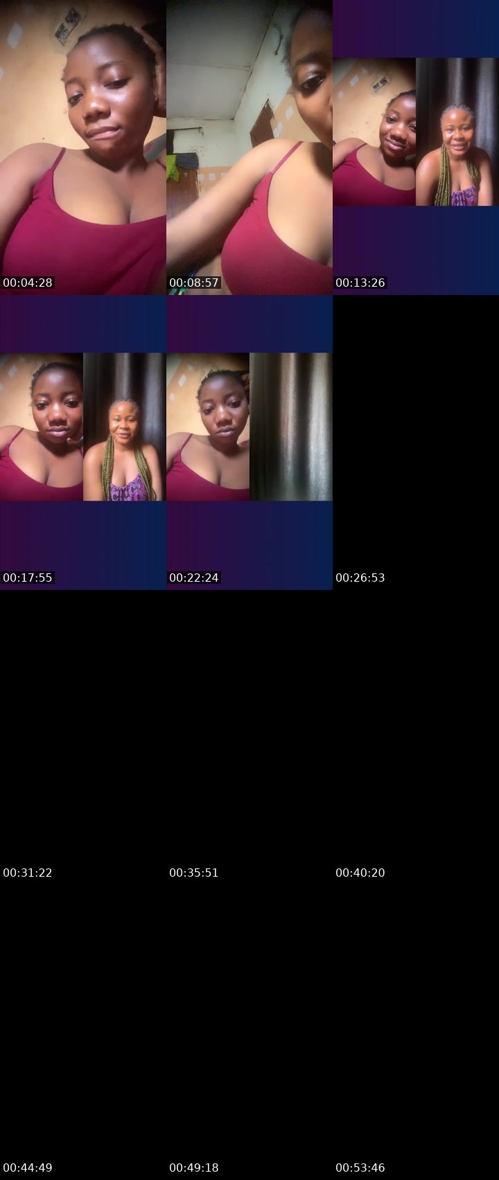 Contact-sheet preview of Cutie-baby's Liveme recording