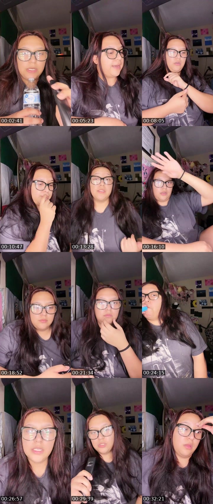 Contact-sheet preview of steph78965437's Liveme recording