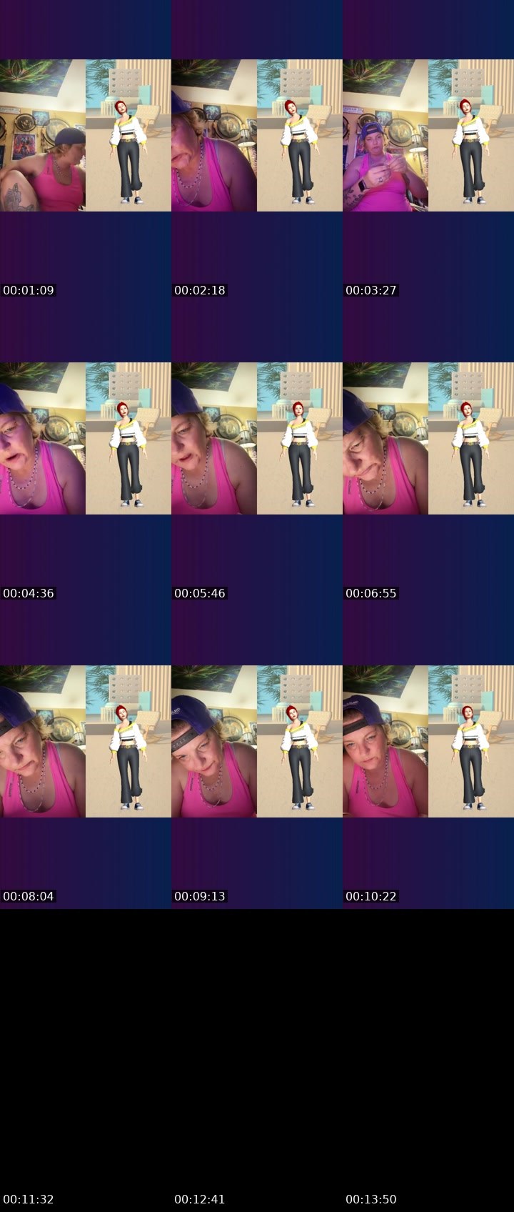 Contact-sheet preview of 🧩⃤ɱ ʝ❌⭕️b̶un̶n̶y̶🐇's Liveme recording