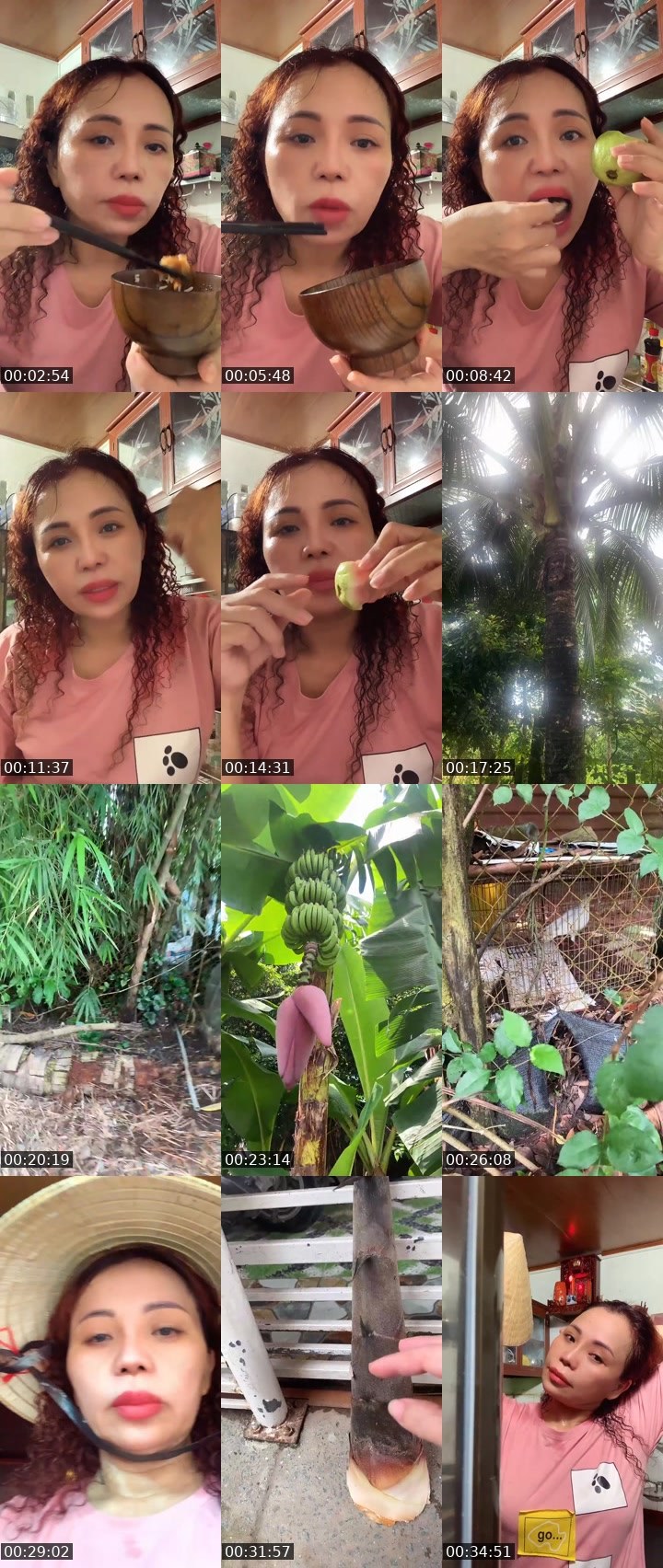 Contact-sheet preview of Kimkim🏃‍♀️🏃‍♀️'s Liveme recording