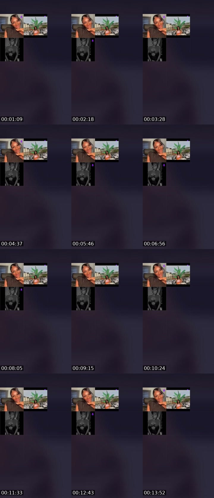 Contact-sheet preview of APHRODITE💰's Liveme recording