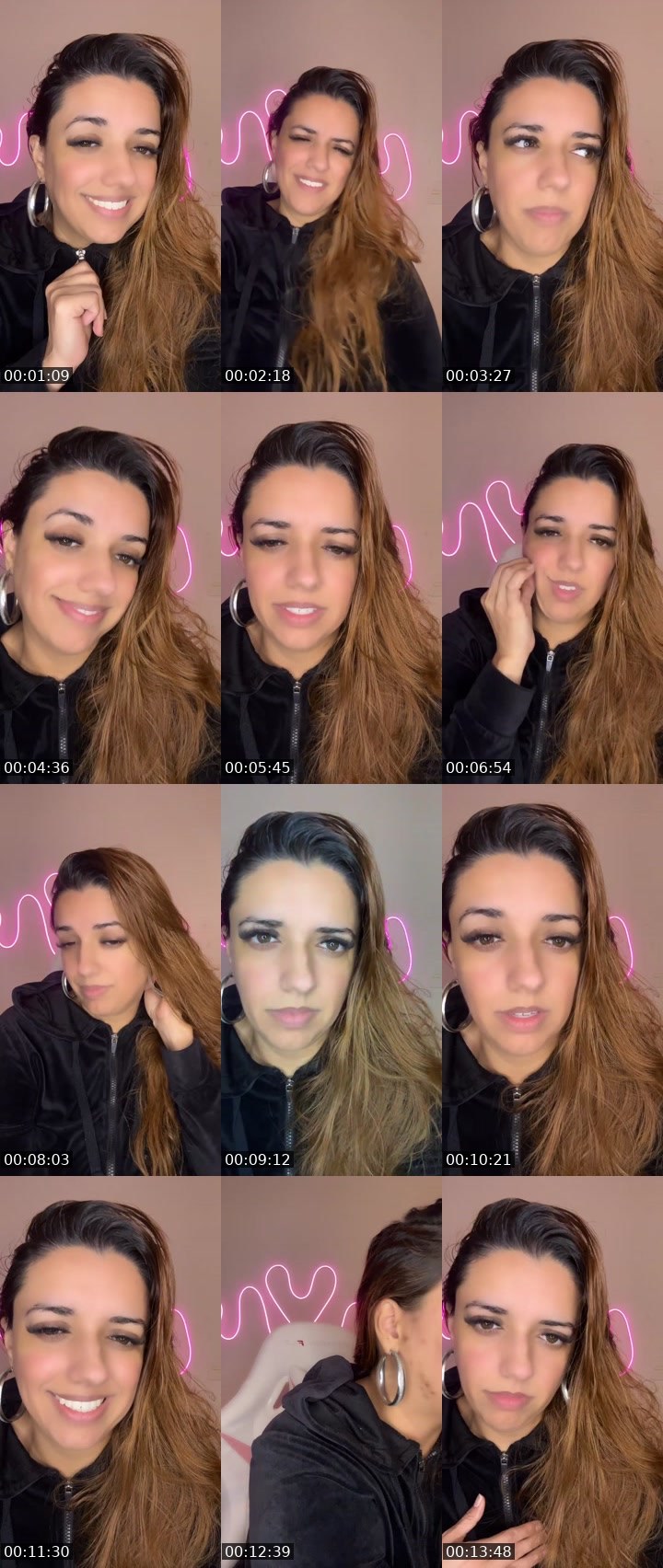 Contact-sheet preview of Line Ribeiro 😎's Liveme recording