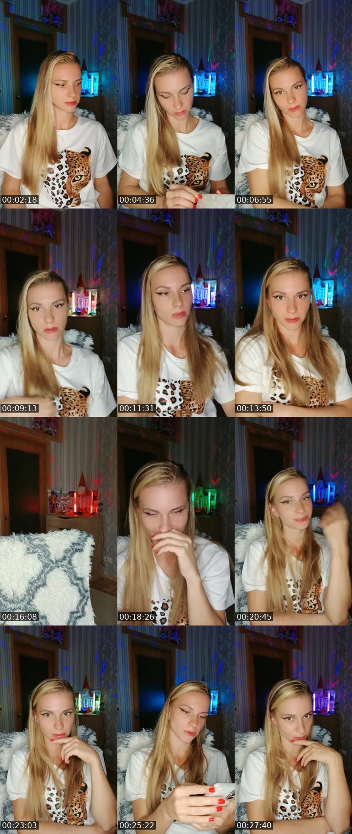 Contact-sheet preview of 🎀 Senorita 🎀's Liveme recording
