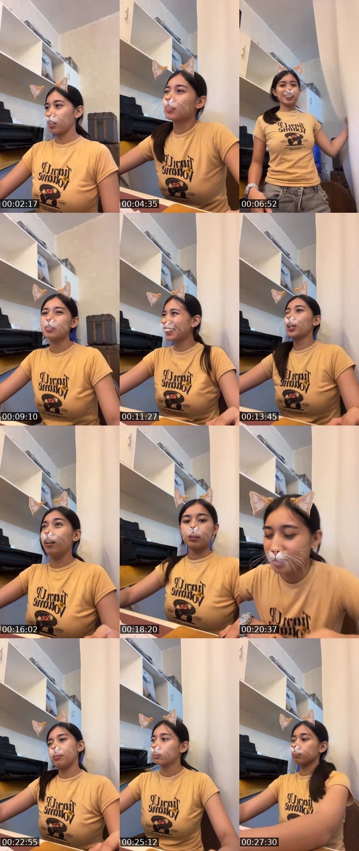 Contact-sheet preview of 👸🏻Eisayana🦋😝's Liveme recording