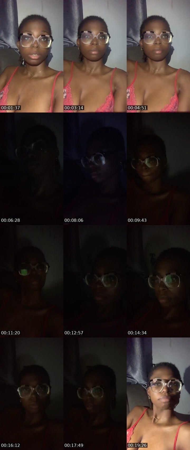 Contact-sheet preview of Lilly😍😍😘🕊️'s Liveme recording