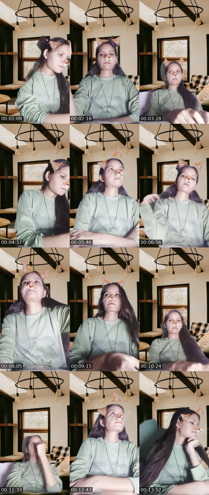 Contact-sheet preview of ⚜️Moon🌙🩵💯's Liveme recording