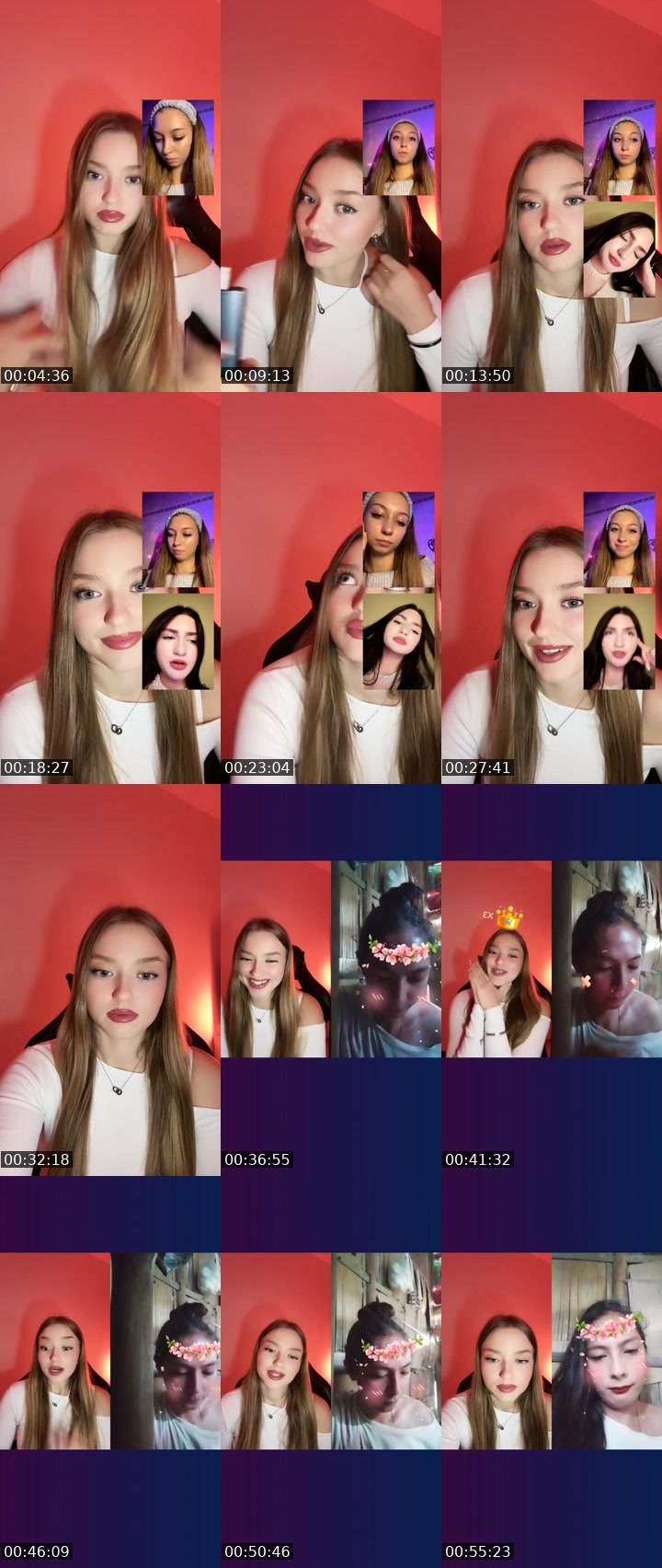 Contact-sheet preview of Shakira🥰🇺🇦's Liveme recording