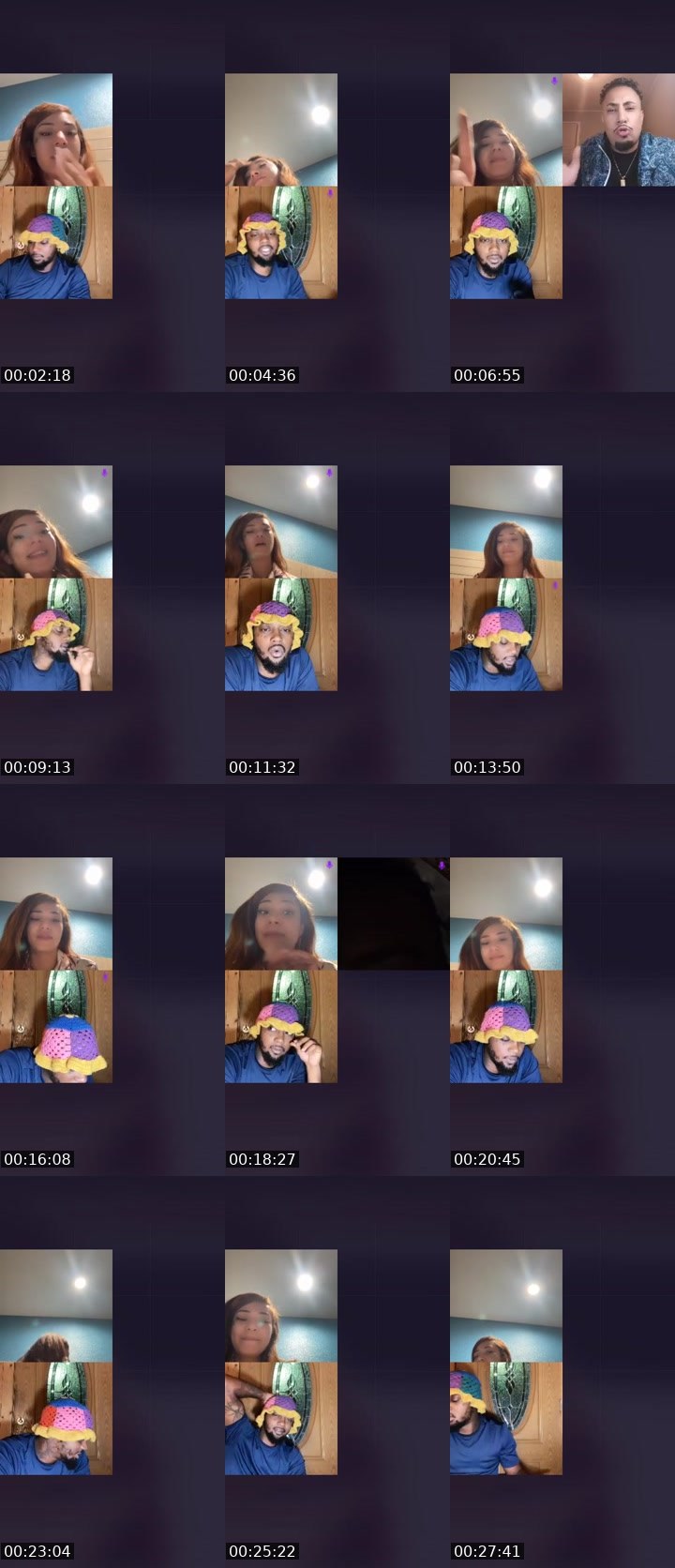 Contact-sheet preview of Gypsyuncensored's Liveme recording