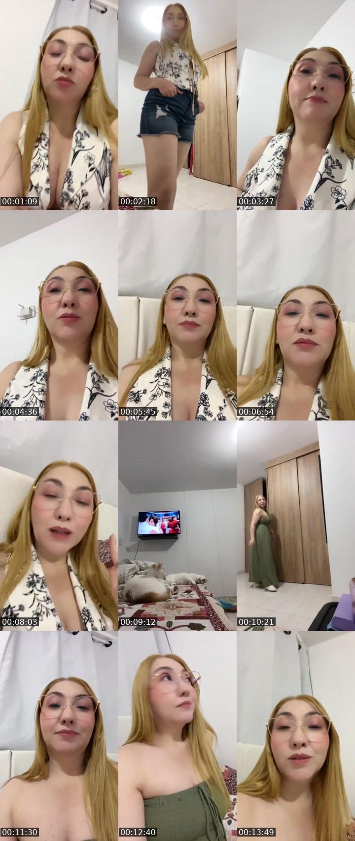 Contact-sheet preview of 🌐Bella0875's Liveme recording