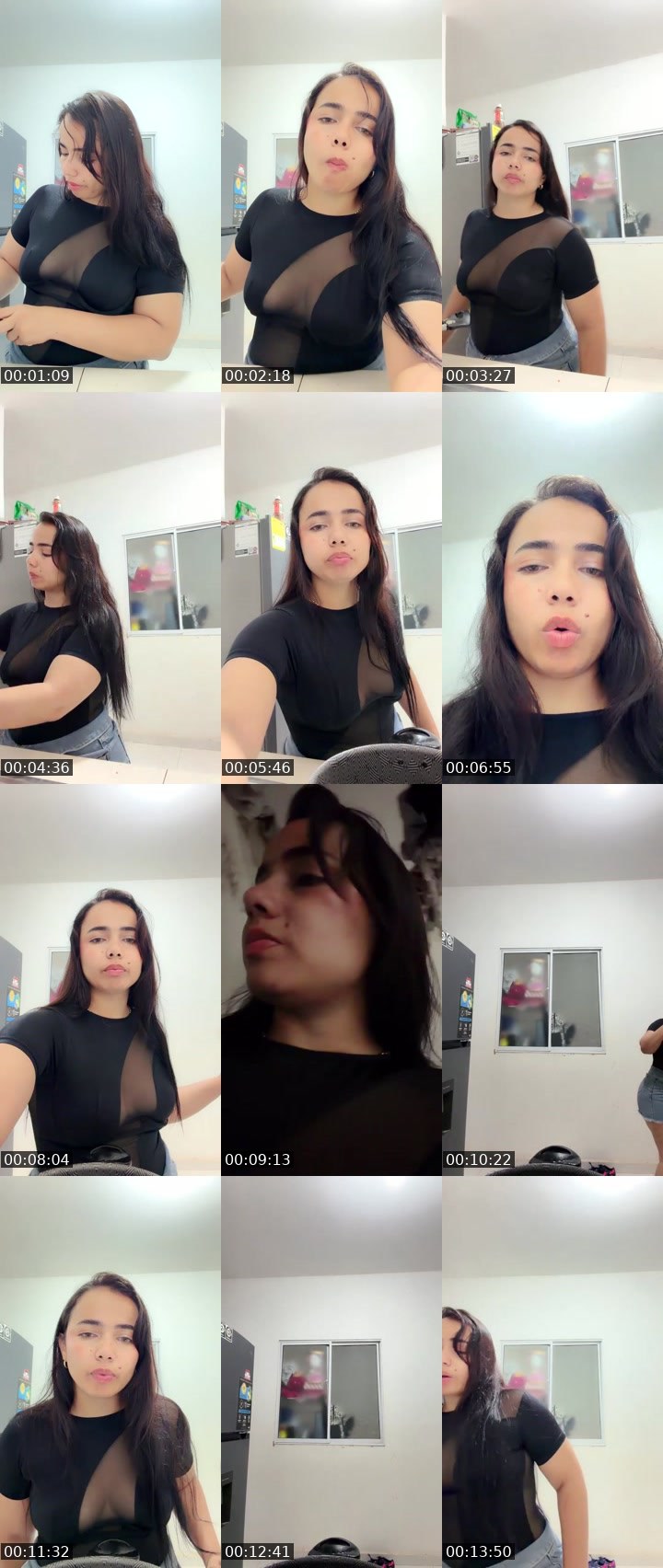 Contact-sheet preview of CelesMX🩵❤️13's Liveme recording