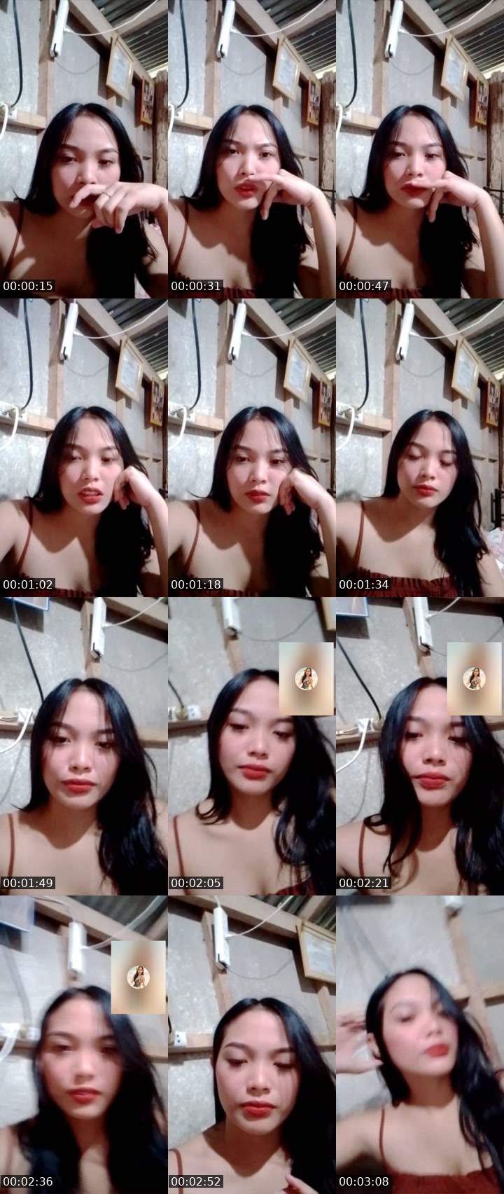 Contact-sheet preview of 👸 kaori 🐉's Liveme recording