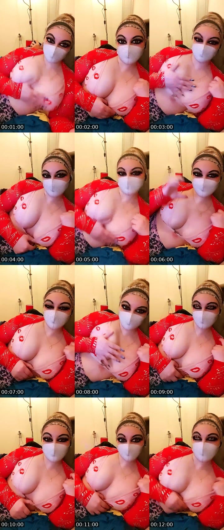 Contact-sheet preview of CALI🔥🔥's Liveme recording
