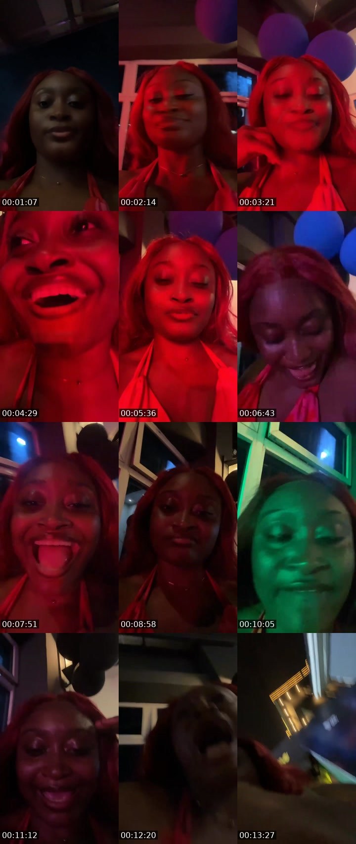 Contact-sheet preview of ✯☞ HAUTIEMAMA🫦🦋's Liveme recording