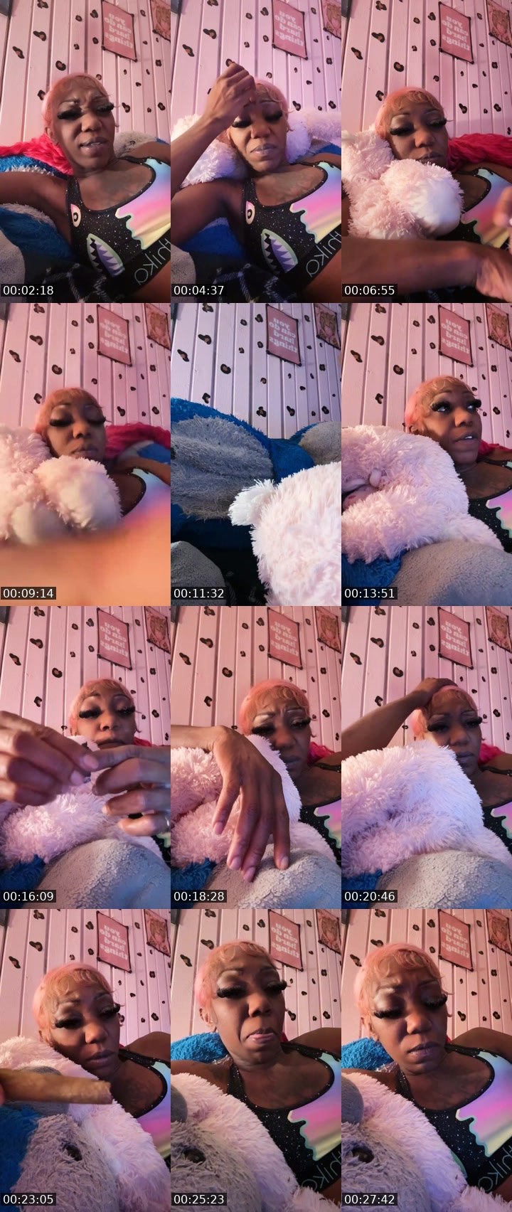 Contact-sheet preview of Blakkbarbieeee's Liveme recording