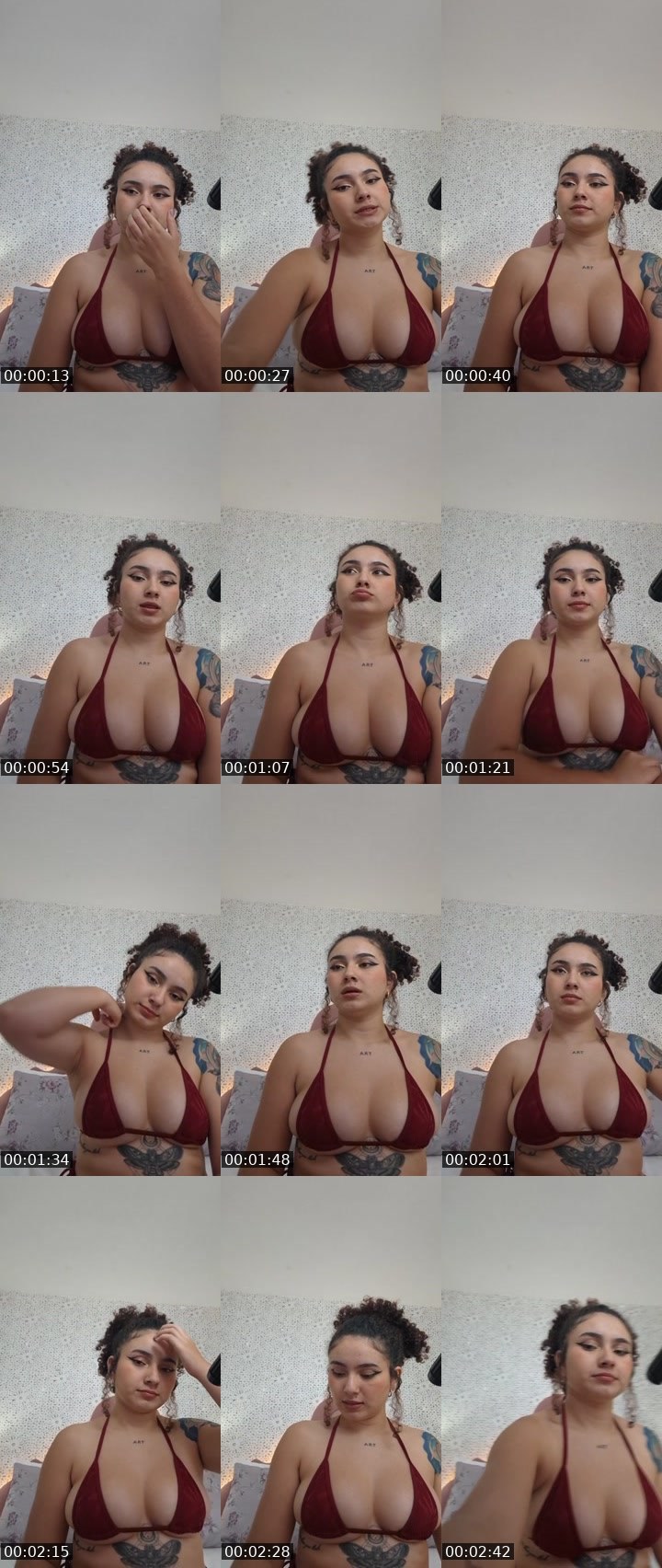Contact-sheet preview of LucY04's Liveme recording