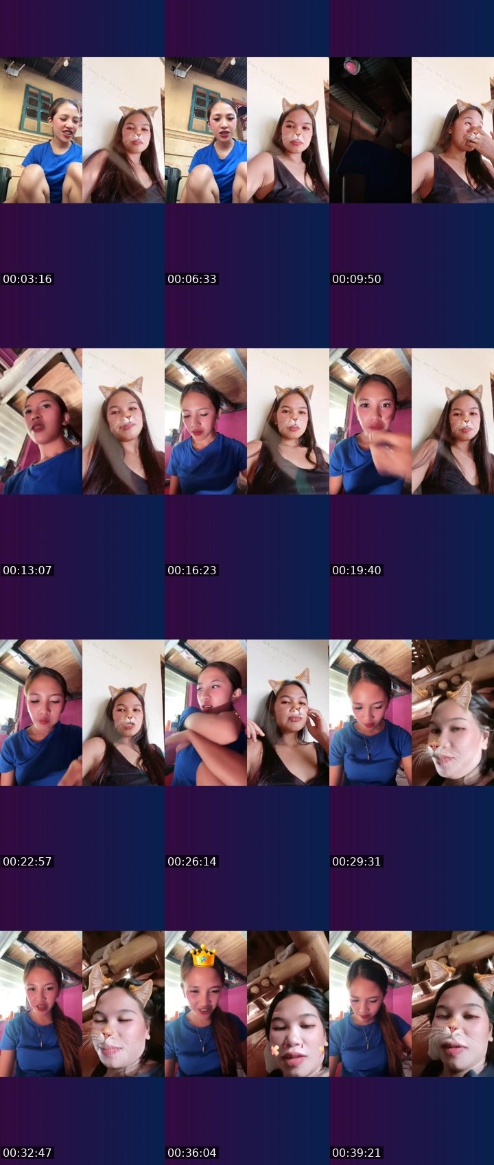 Contact-sheet preview of 🍃👸Nova🧜's Liveme recording