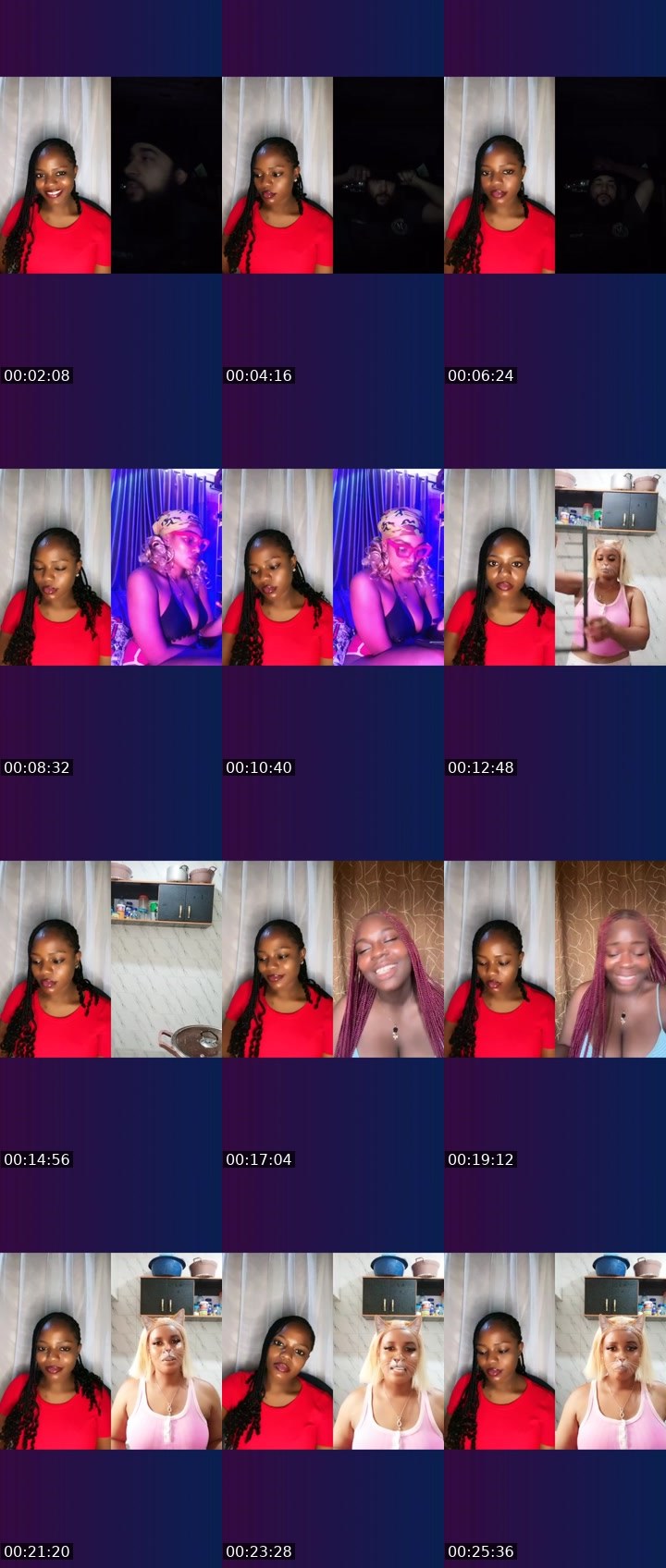 Contact-sheet preview of 🏛️Promz🍀🔆's Liveme recording