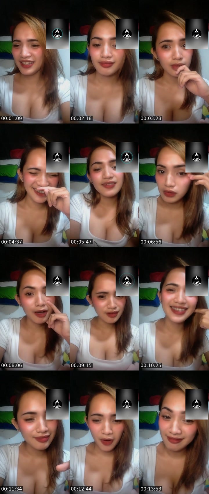 Contact-sheet preview of ᴵᴬ💎Cazumi🌷's Liveme recording