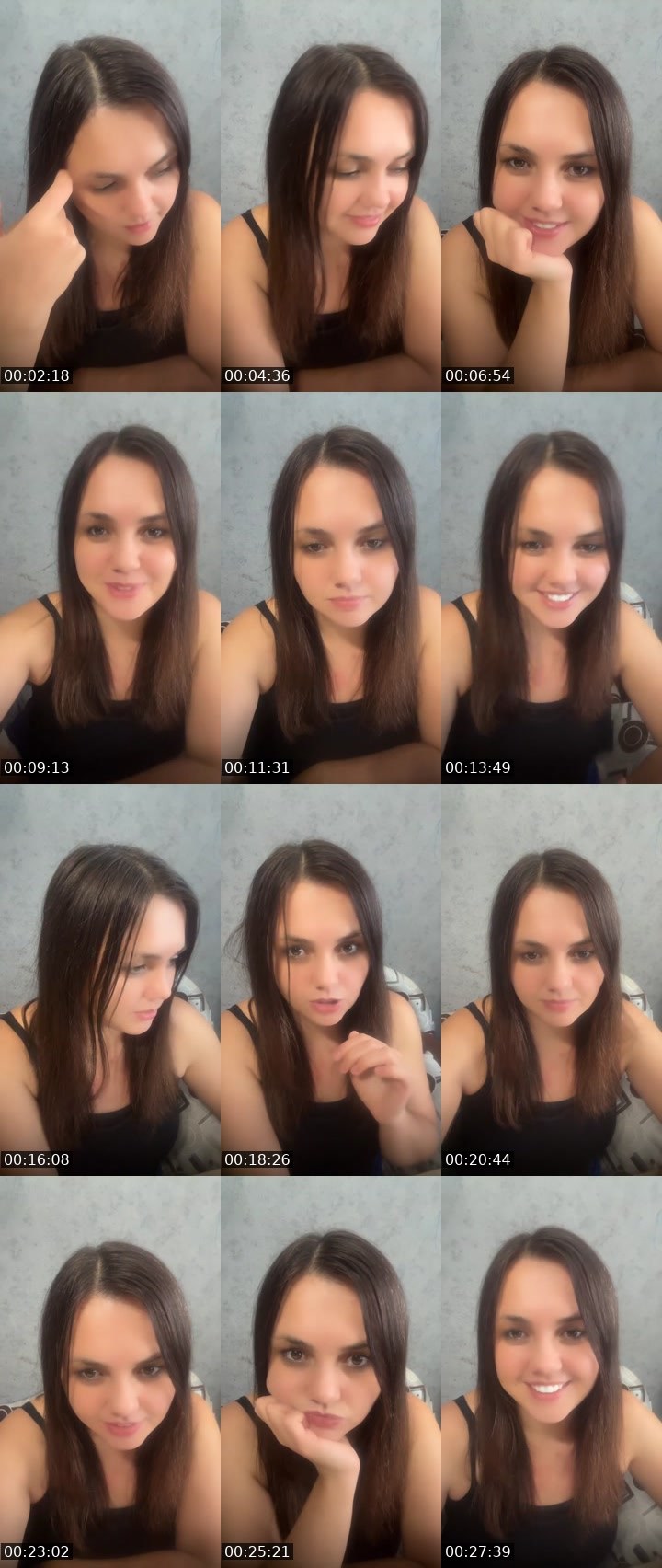 Contact-sheet preview of Nastya KH 😇's Liveme recording