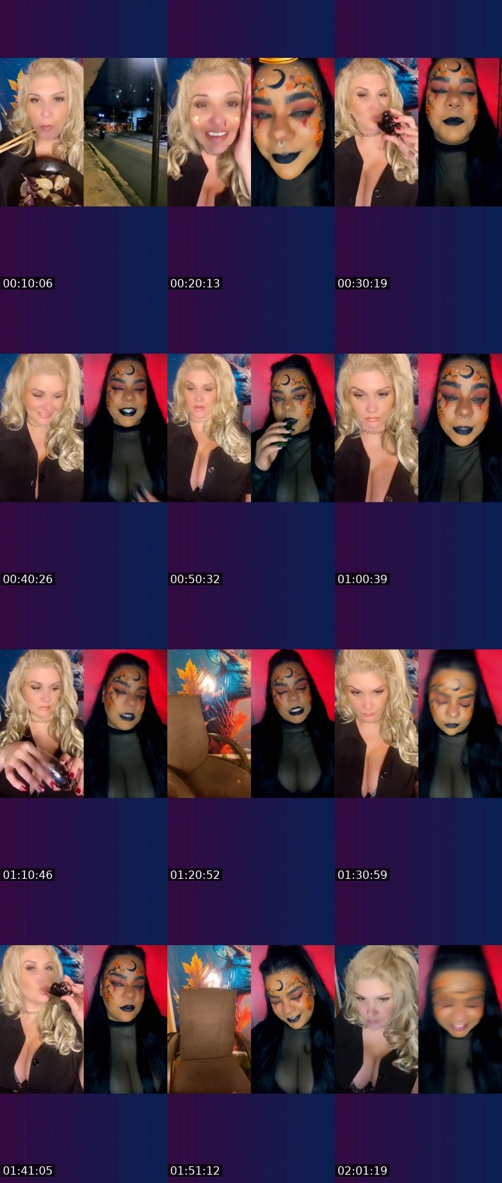 Contact-sheet preview of 🔥⃤Nadia♾️'s Liveme recording