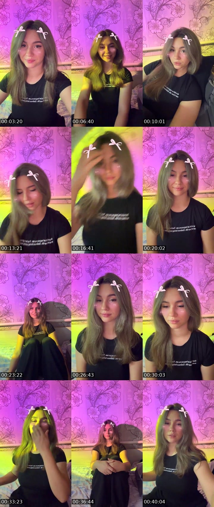 Contact-sheet preview of 🔮𝐘𝐨𝐮𝐫𝐥𝐞𝐫𝐫🤍's Liveme recording
