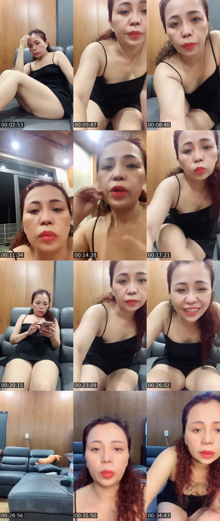 Contact-sheet preview of Kimhoney💃🏻's Liveme recording