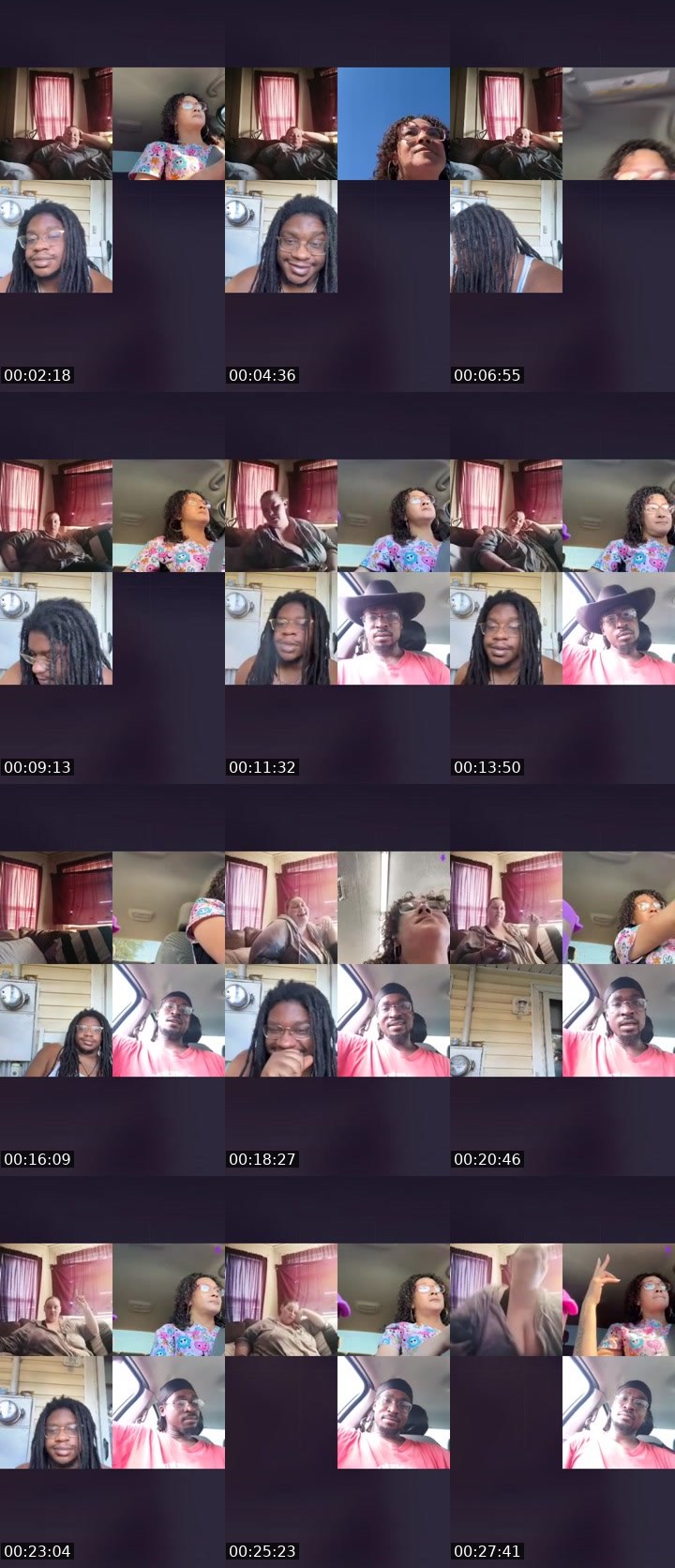 Contact-sheet preview of ♈️BOMB🔆LILITH's Liveme recording