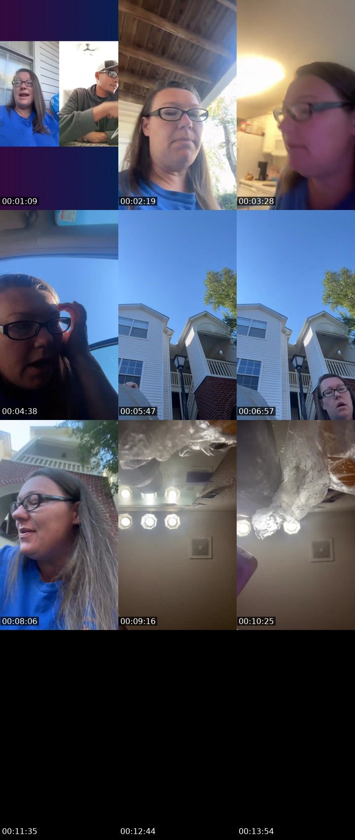 Contact-sheet preview of AmberSmith91's Liveme recording
