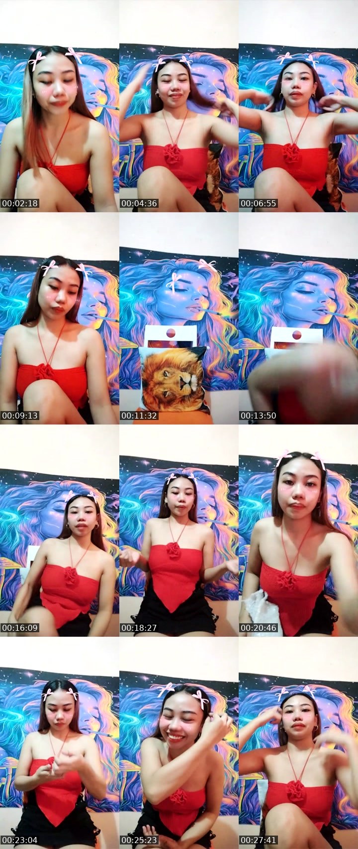 Contact-sheet preview of TA⃟🪽 cHu💋's Liveme recording